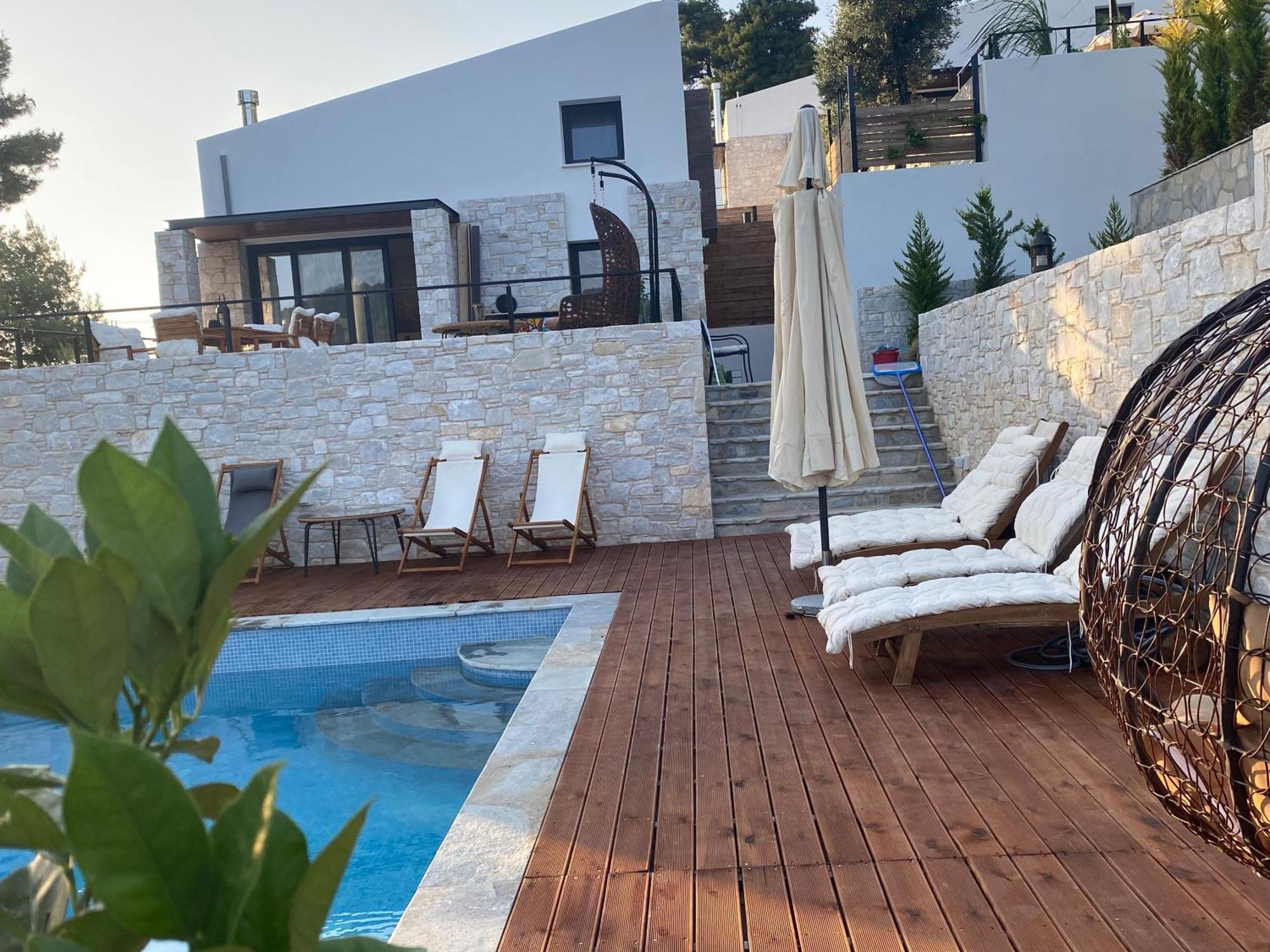 Allure Luxury Villas 3&4 Serenity Retreat Moni Evaggelistrias Eksteriør billede