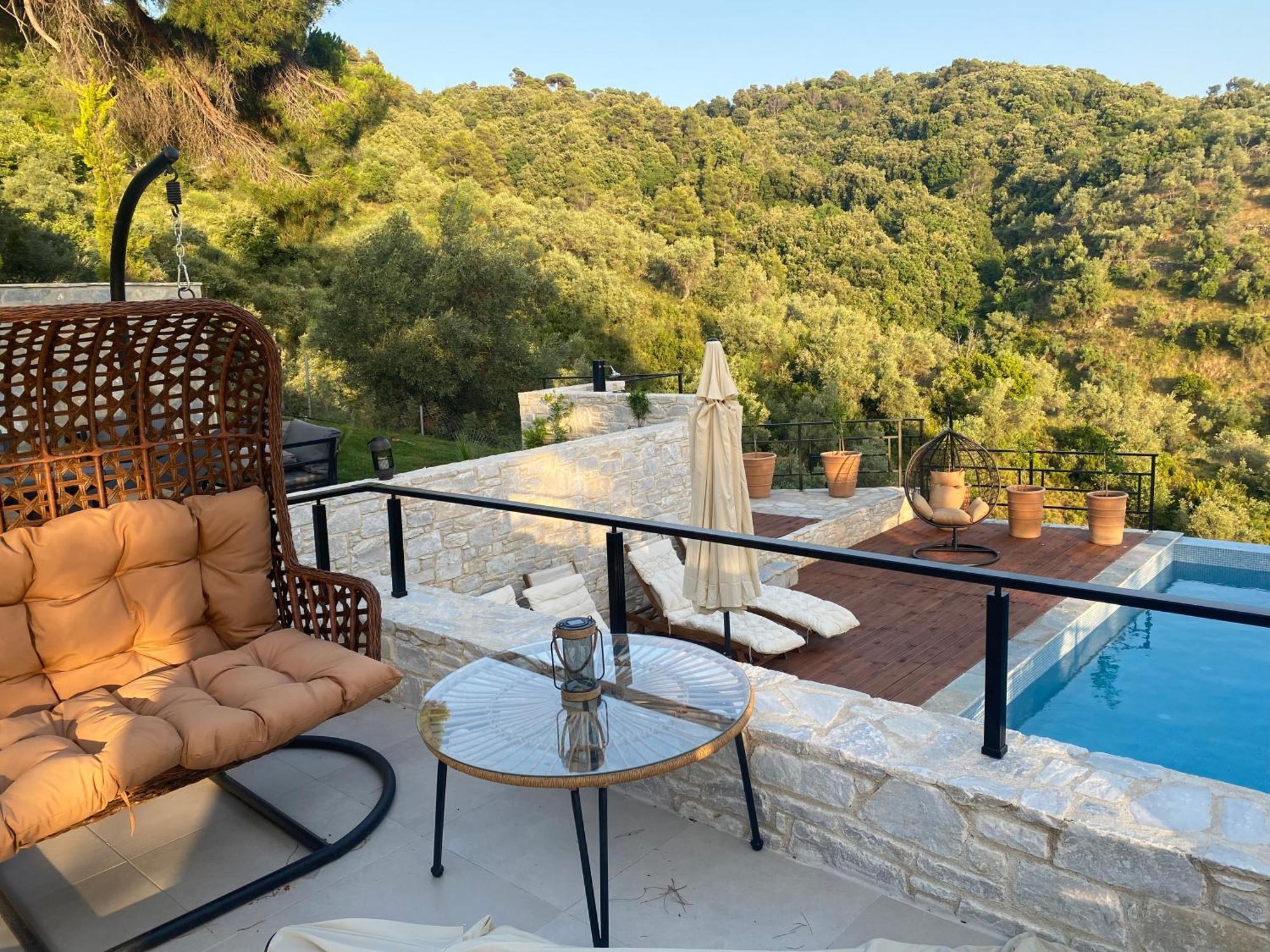 Allure Luxury Villas 3&4 Serenity Retreat Moni Evaggelistrias Eksteriør billede