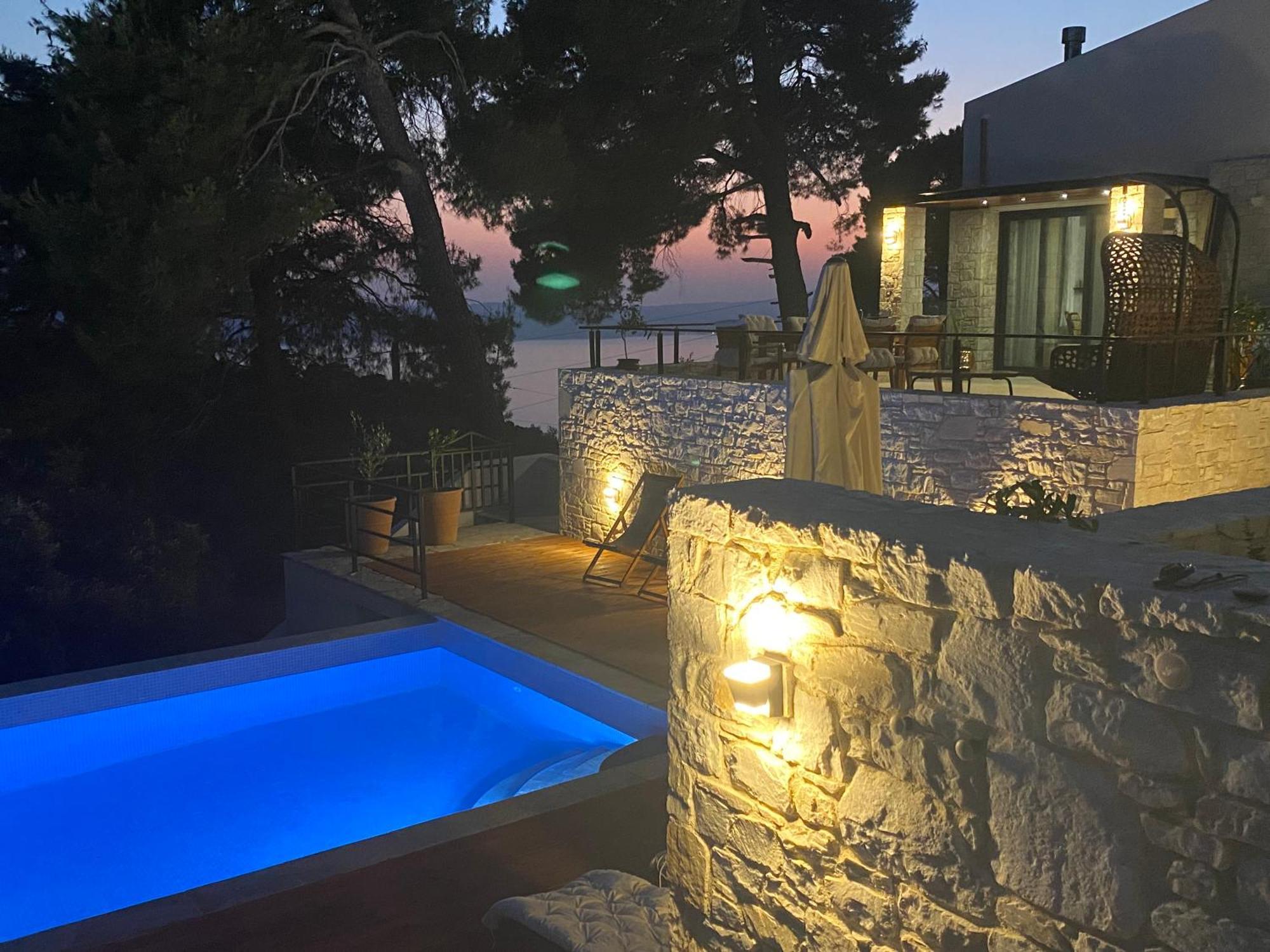 Allure Luxury Villas 3&4 Serenity Retreat Moni Evaggelistrias Eksteriør billede