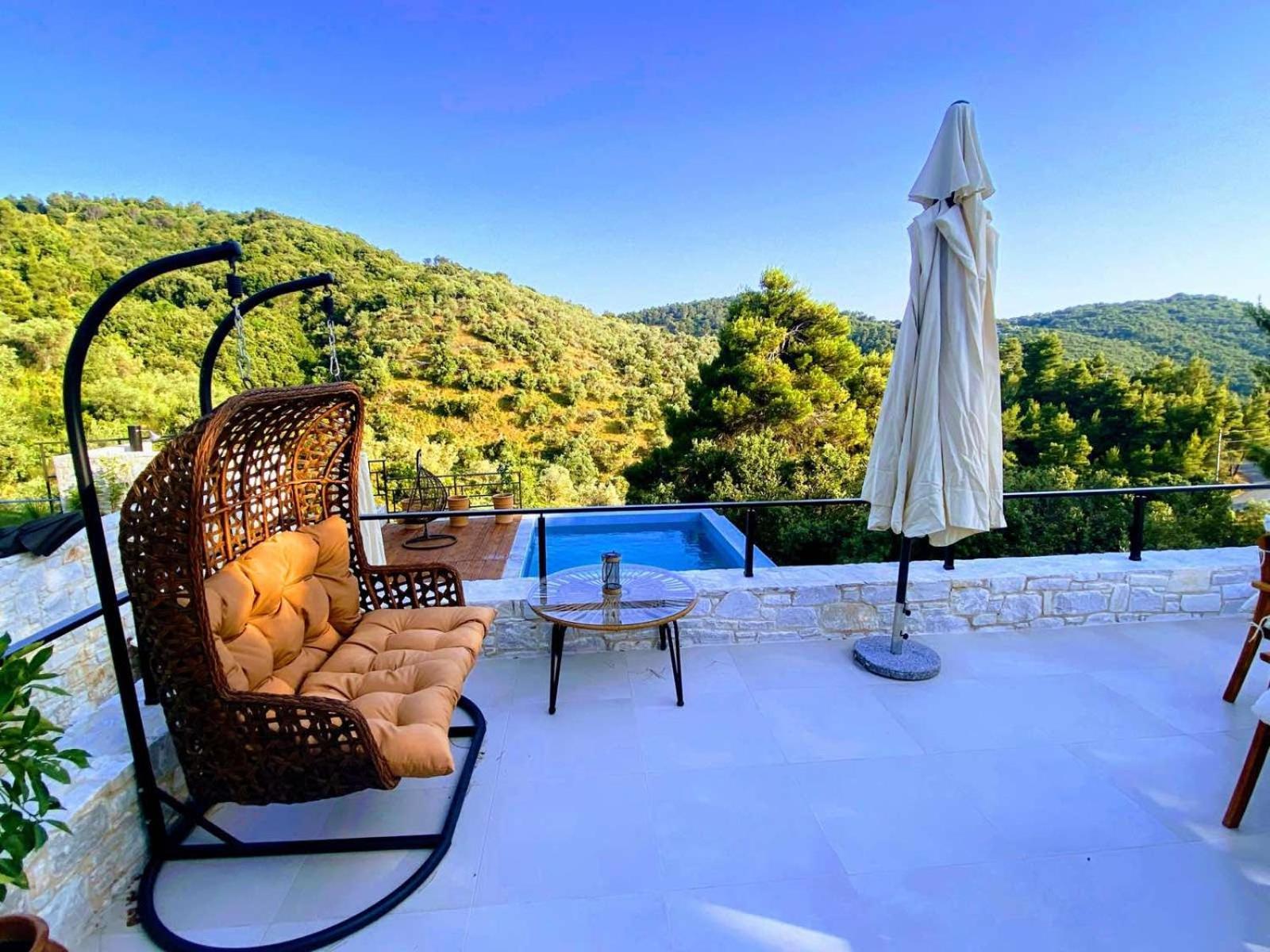 Allure Luxury Villas 3&4 Serenity Retreat Moni Evaggelistrias Eksteriør billede